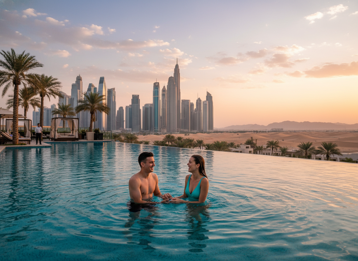 подборка отелей с подогревом бассейна в оаэ от турагентства энигма-тур новосибирск